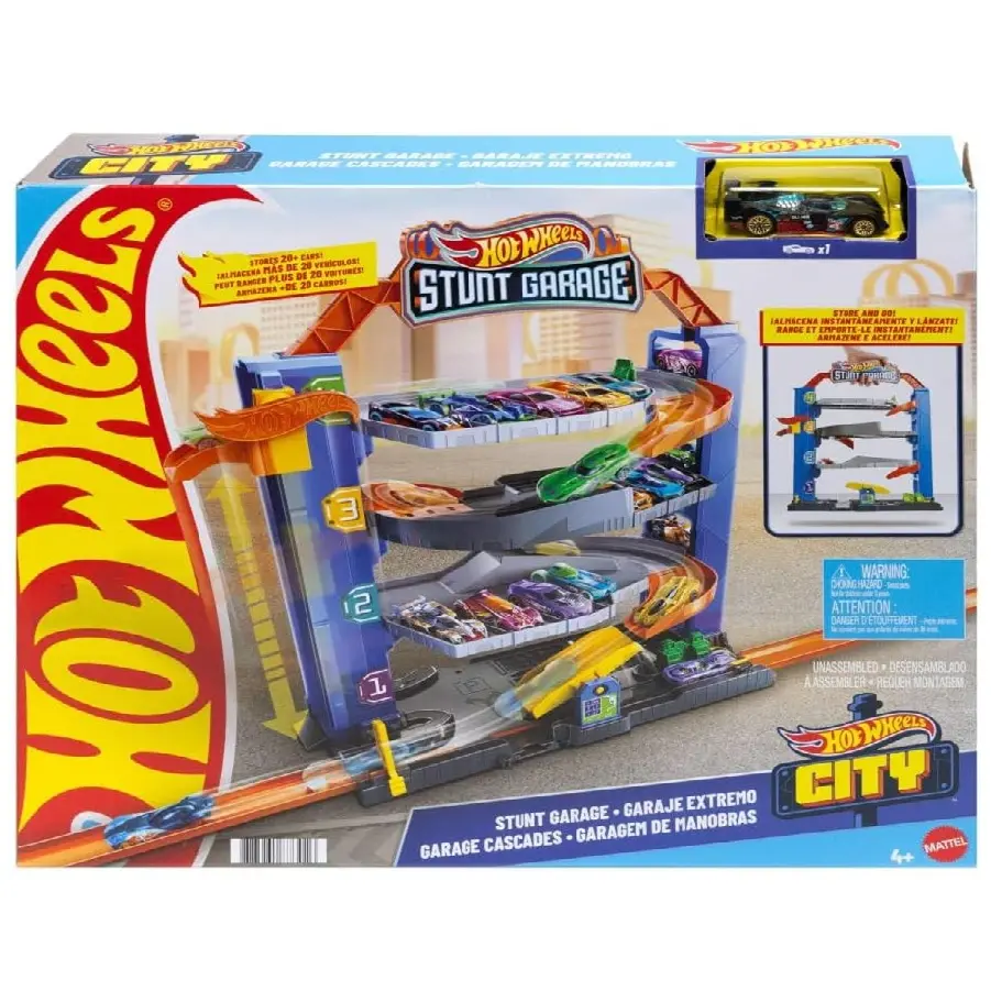 Hot Wheels City Stunt Garage Playset
