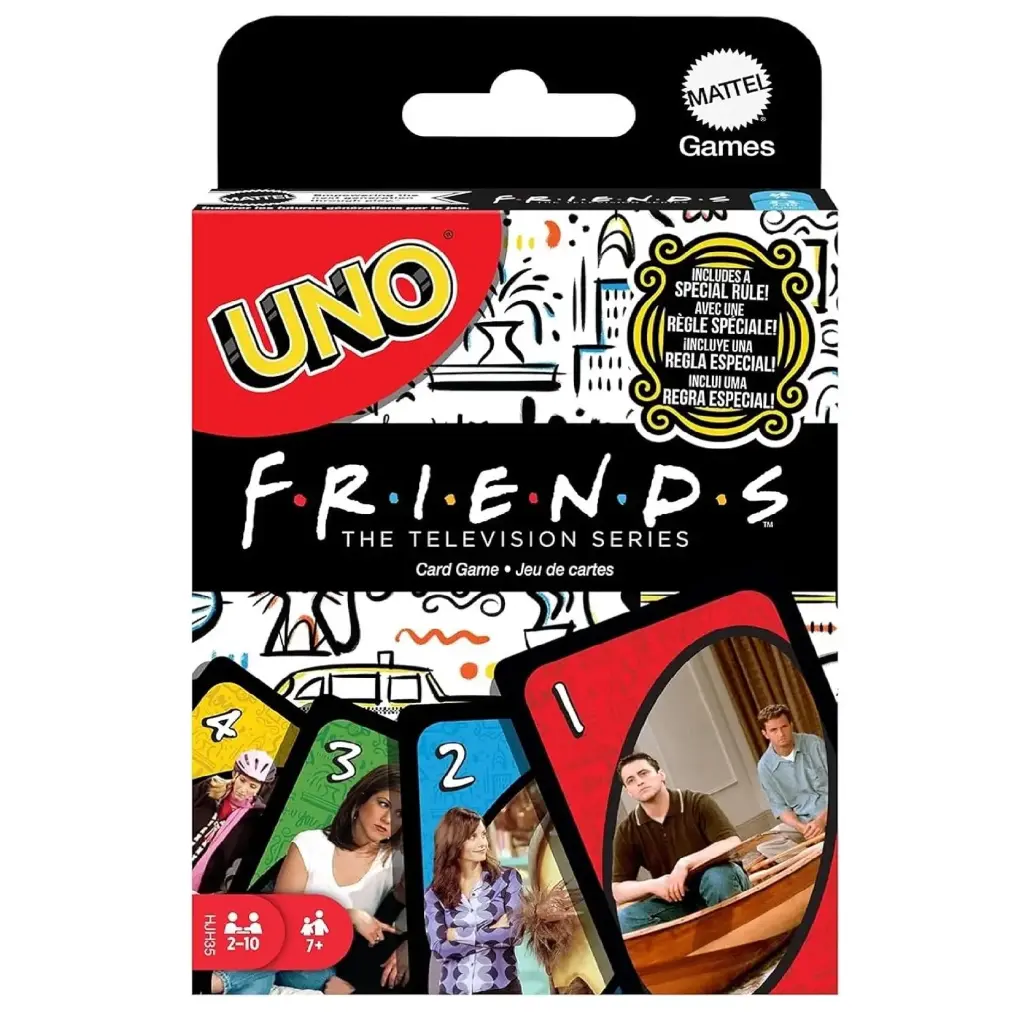 لعبة بطاقات أونو نسخة مسلسل "فريندز"