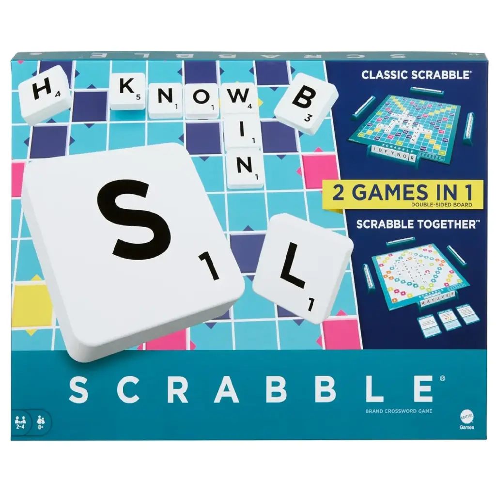 لعبة الألواح الكلاسيكية "سكرابل" - النسخة الإنجليزية