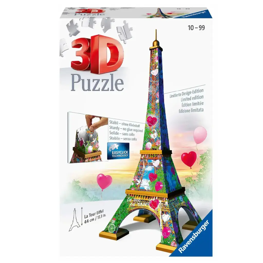 لعبة أحجية الصور المقطوعة ثلاثية الأبعاد (3D Puzzle) رافنز بيرجر "برج إيفل - إصدار الحب" - 216 قطعة