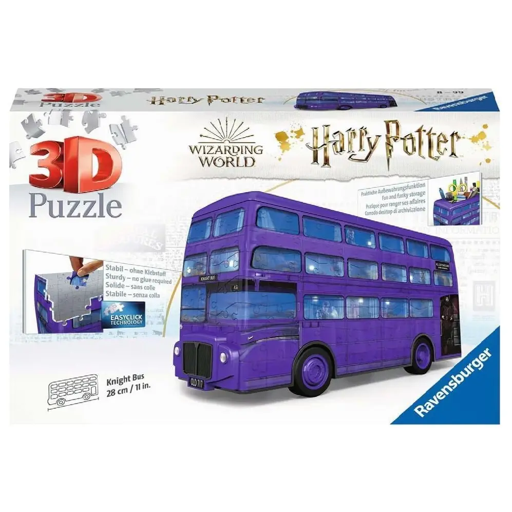 Ravensburger Harry Potter Knight Bus 3D Puzzle - 216 Pieces
