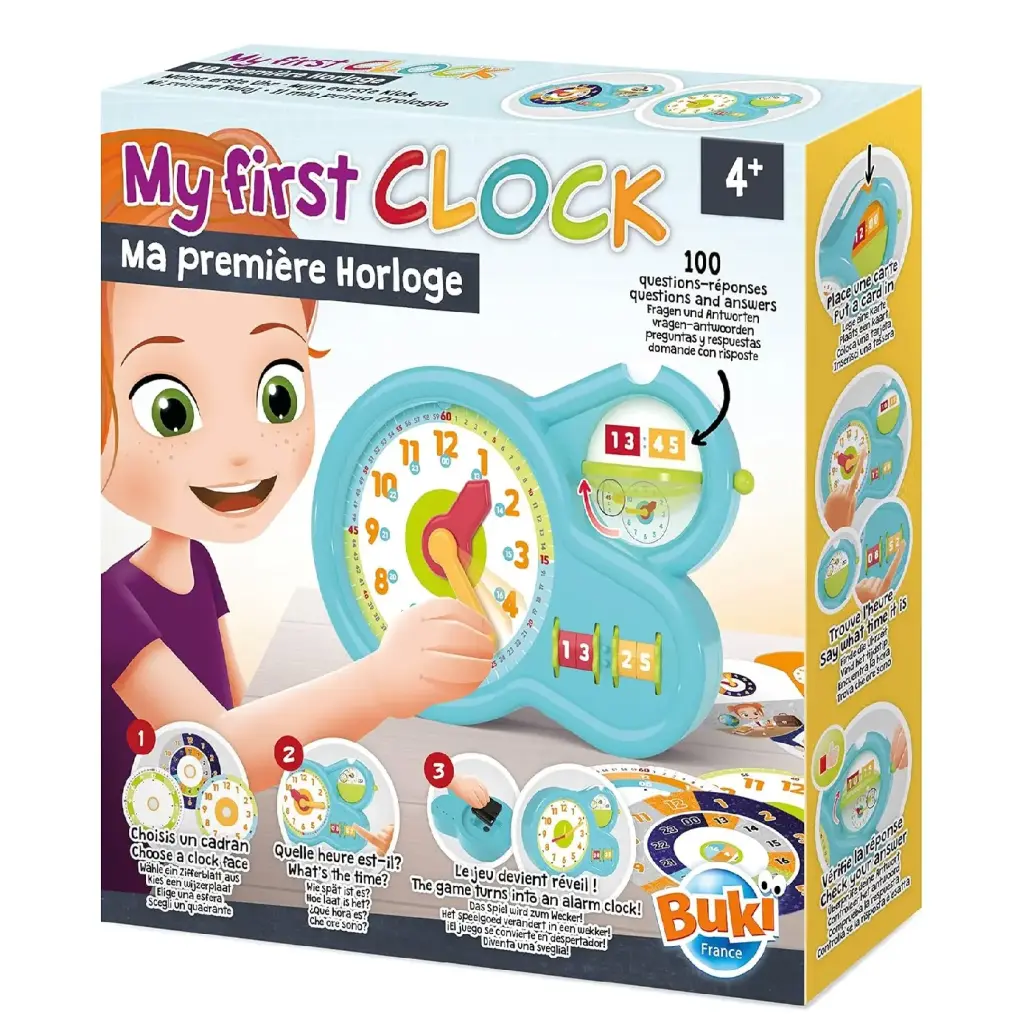 Buki My First Clock Educational Toy