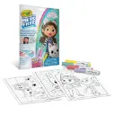 مجموعة تلوين "كولور ووندر" منزل غابي (غابيز دول هاوس) من كرايولا - حافظة قابلة للطي مع 4 أقلام