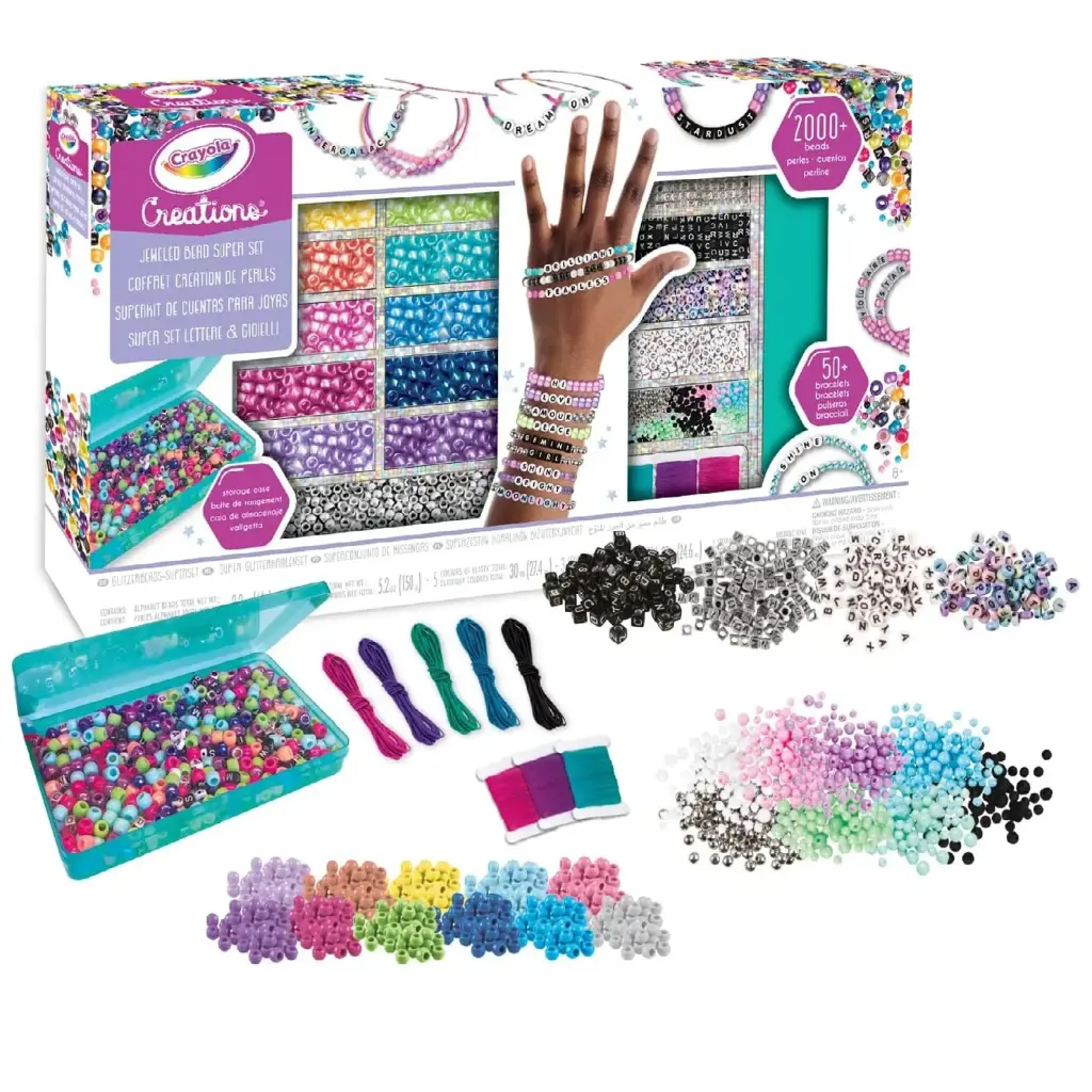 Crayola Creations Alphabet Bead Jewellery Kit 04-2922