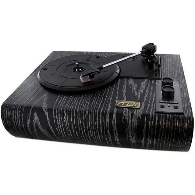 جهاز تشغيل أسطوانات "إم جي آي" (MJI M2012 Turntable) - لون أسود