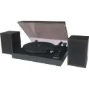جهاز تشغيل أسطوانات "إم جي آي" (MJI H-100 Turntable) - لون أسود