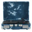 مشغل أسطوانات الفينيل "كروسلي كروزر بلس" بتصميم الحقيبة العتيق مع 3 سرعات وخاصية استقبال وإرسال البلوتوث - لون نيلي (Indigo)