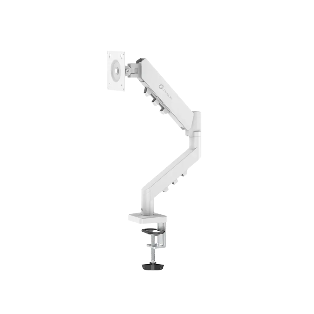 GAMEON GO-5501 Gas Spring Single Monitor Arm - White