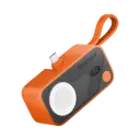 Momax 1-Power X Pro Mini+ 5000mAh Power Bank with USB-C & Apple Watch Charger - Orange