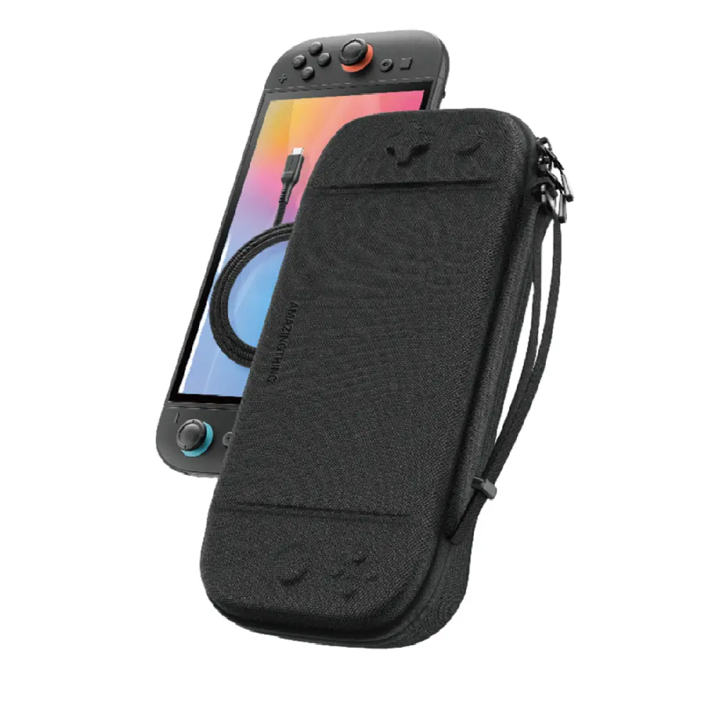 AmazingThing Nintendo Switch 2 PlayShield EDC Carrying Case - Black