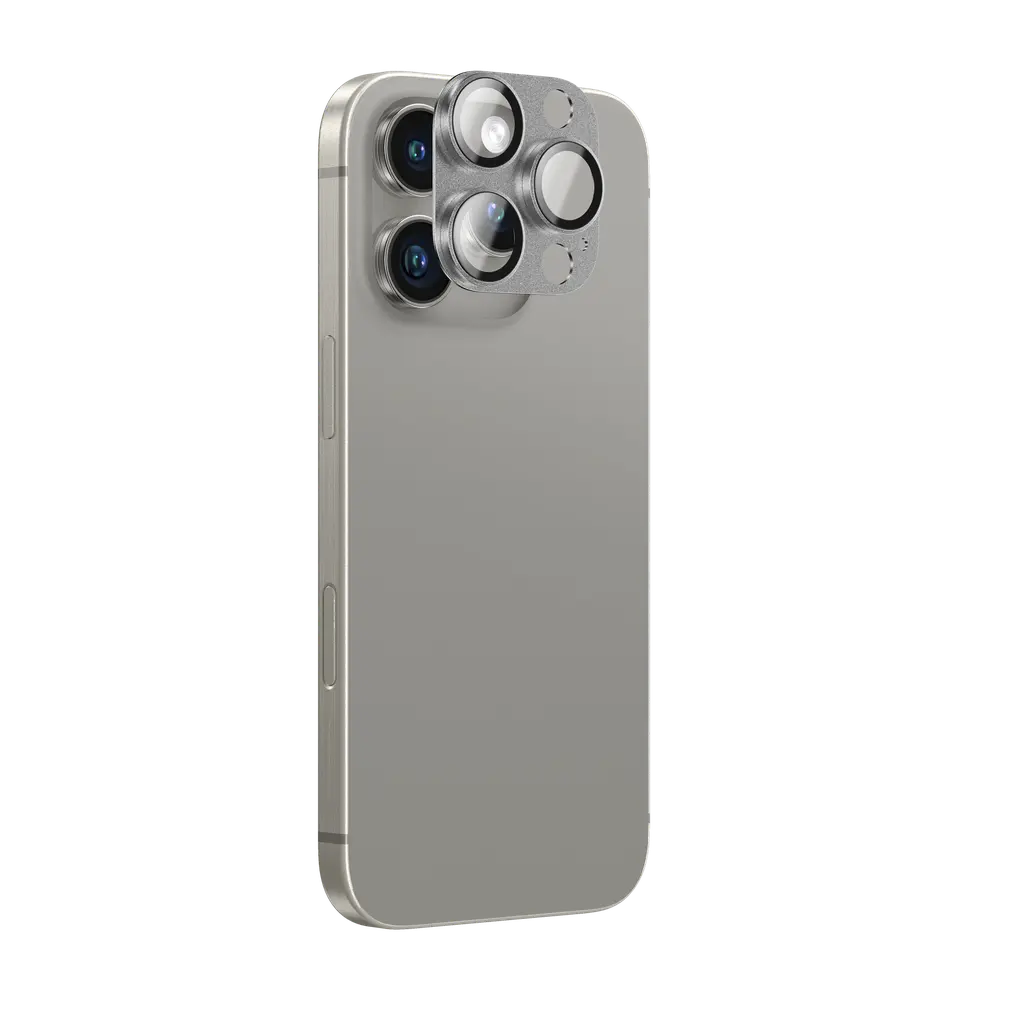 AmazingThing Aviation Alloy Lens Glass for iPhone 16 Pro / 16 Pro Max - Grey