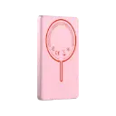 Momax 1-Power Pass 5000mAh Magnetic Wireless Power Bank - Pink
