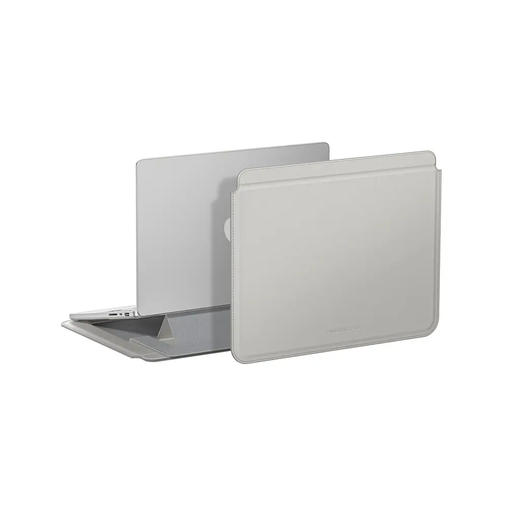 AmazingThing Matte Pro Mag Sleeve with Stand for MacBook 13-14" - Grey