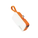 شاحن متنقل "موماكس 1-باور ميني" بسعة 5000 مللي أمبير 3 في 1 مع موصل USB-C مدمج - لون برتقالي