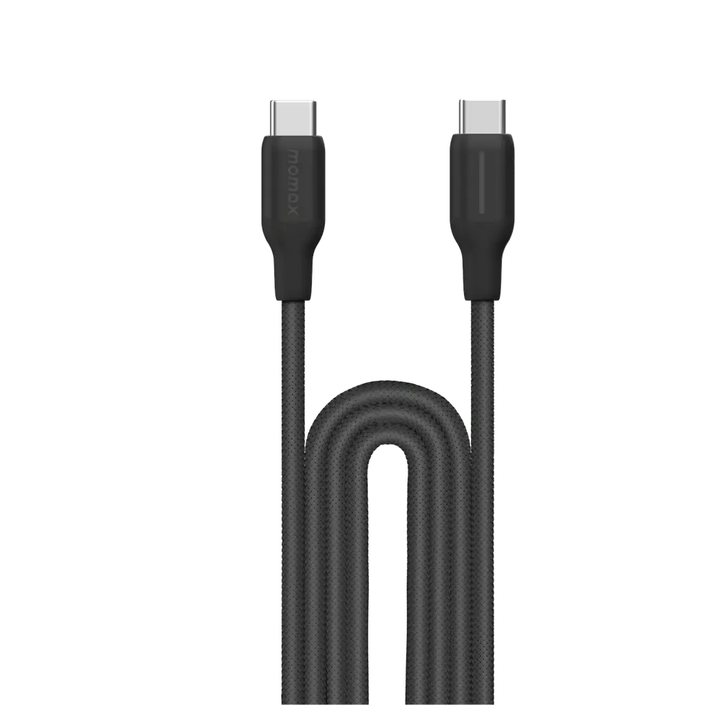 كابل "موماكس 1-لينك فلو" بمنفذ USB-C وقدرة 100 واط (3 متر) - لون أسود