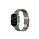 AmazingThing Titan Premium Metal Band for Apple Watch (38-49mm) - Silver
