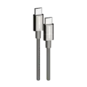 كابل "موماكس إيليت" بمنفذ USB-C وقدرة 60 واط (1.5 متر) - لون تيتانيوم