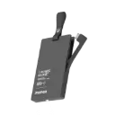 Momax 1-Power Badge+ Rechargeable Battery with Find My Locator - Black