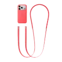 Apple Crossbody Strap · Bright Guava