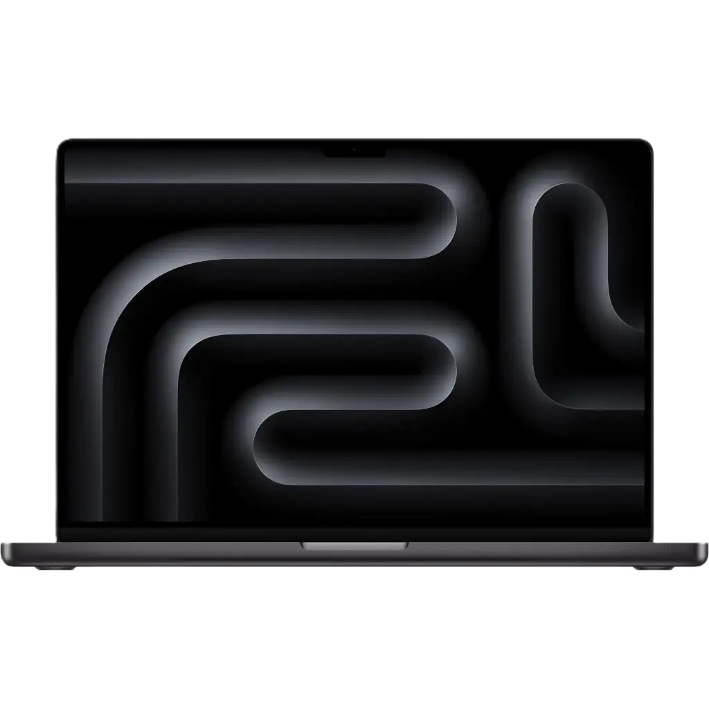 جهاز آبل ماك بوك برو 16 بوصة مع شريحة M5 Pro، ذاكرة 24 جيجابايت وسعة 1 تيرابايت - لون أسود فضائي، لوحة مفاتيح عربي/إنجليزي 