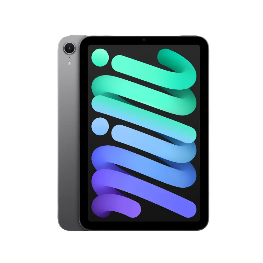 آيباد ميني واي فاي سعة 128 جيجابايت - لون رمادي فضائي (مع قسيمة شراء 50,000 د.ع. هدية، سيتم إرسالها عند تثبيت الطلب)