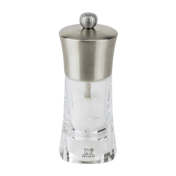 Peugeot Ouessant Salt Mill 14cm - Acrylic & Stainless Steel