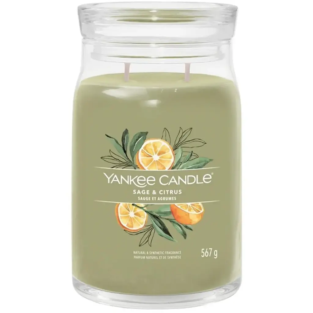 Yankee Candle Signature Large Jar - Sage & Citrus