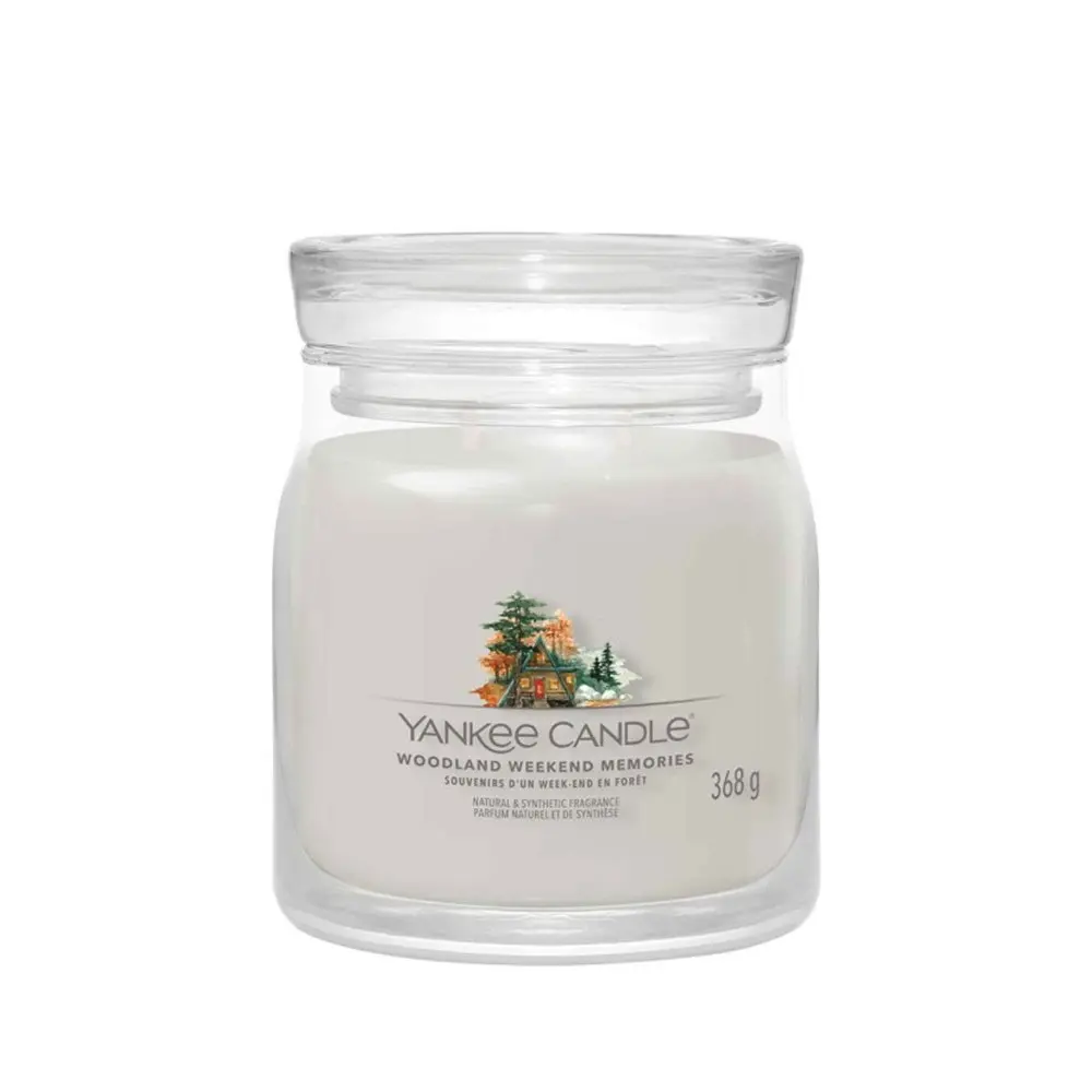 Yankee Candle Signature Medium Jar - Woodland Weekend Memories