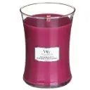 شمعة "وود ويك" (WoodWick) كبيرة بتصميم الساعة الرملية - التوت البري والشمندر