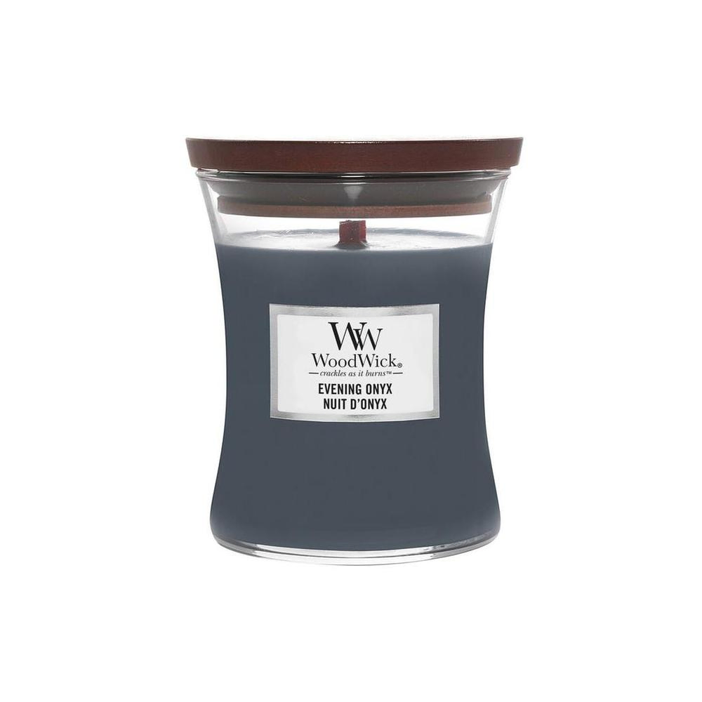 WoodWick Hourglass Medium Candle - Evening Onyx