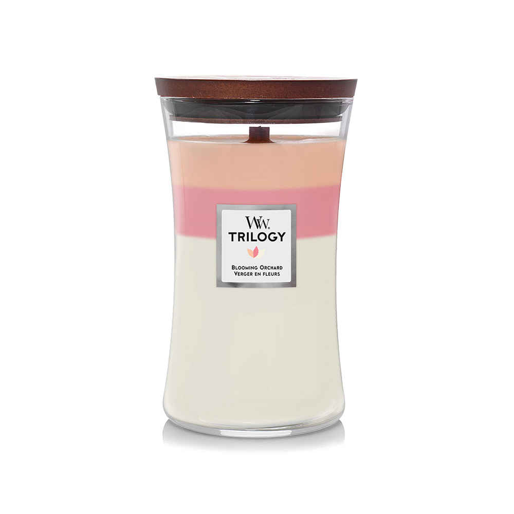 WoodWick Trilogy Large Candle - Blooming Orchard
