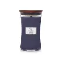 شمعة "وود ويك" (WoodWick) كبيرة بتصميم الساعة الرملية - هينوكي وداليا