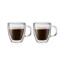 Bodum Bistro Double Wall Espresso Mug 150ml - 2-Piece Set
