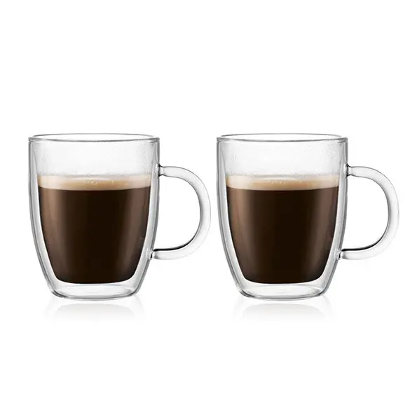 Bodum Bistro Double Wall Mug 300ml - 2-Piece Set