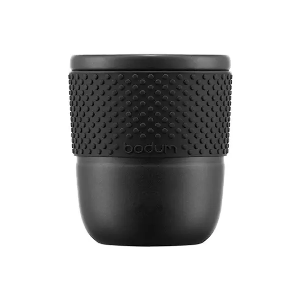 Bodum Assam Porcelain Mug 200ml - Black - 2-Piece Set