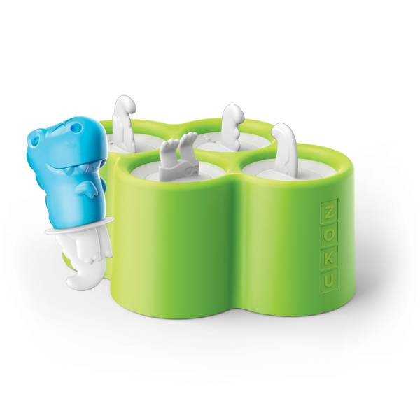Zoku Dinosaurs Ice Pop Mold - 4-Piece Set
