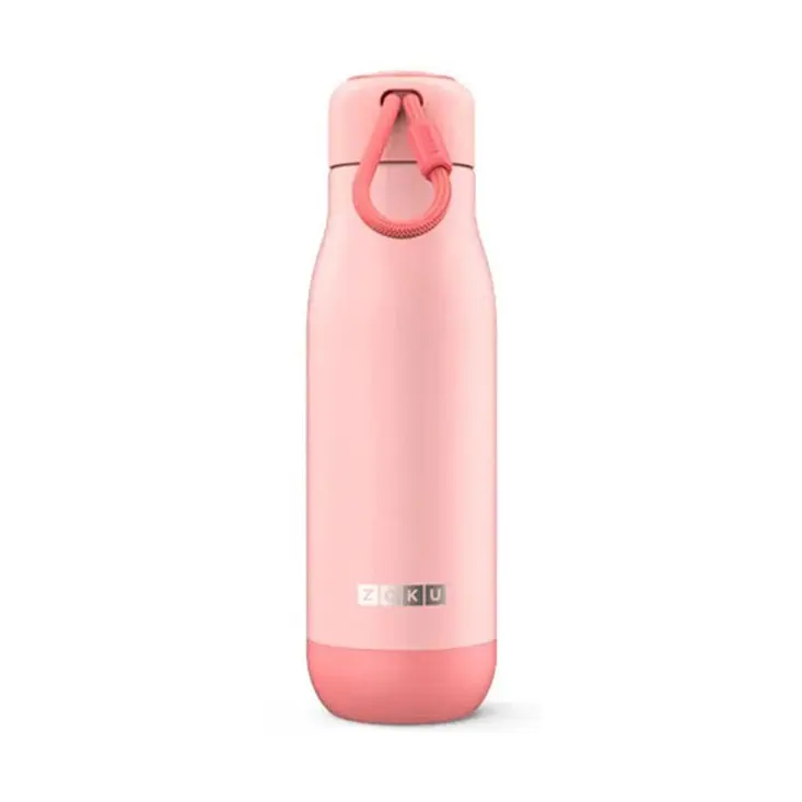 Zoku Vacuum Insulated Stainless Steel Bottle 500ml - Pink