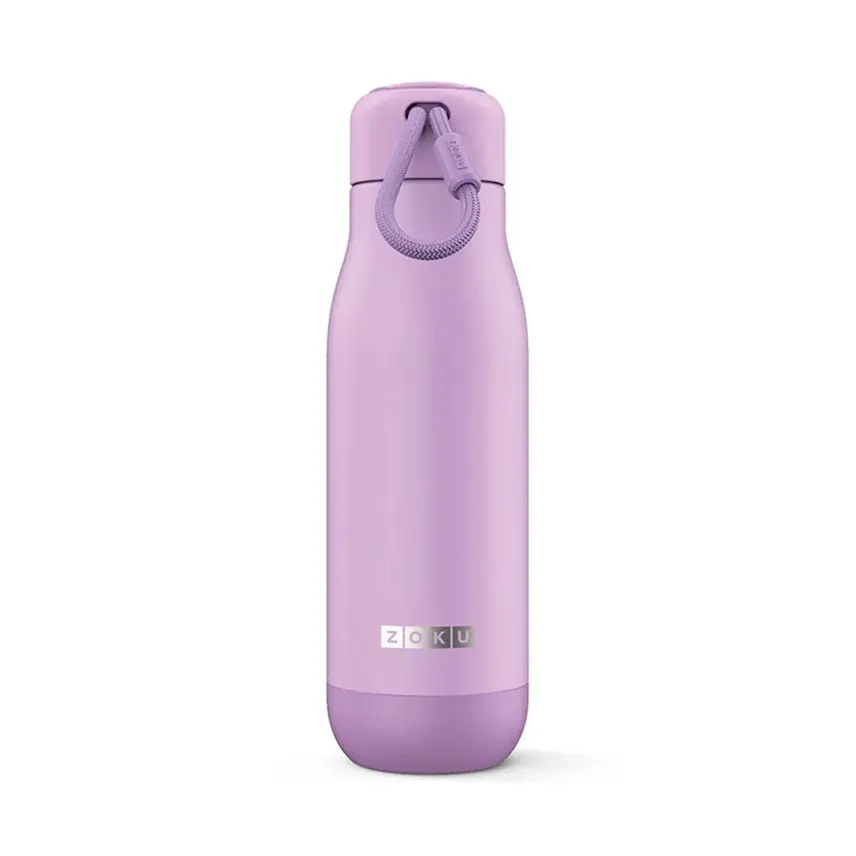 Zoku Vacuum Insulated Stainless Steel Bottle 500ml - Lavender