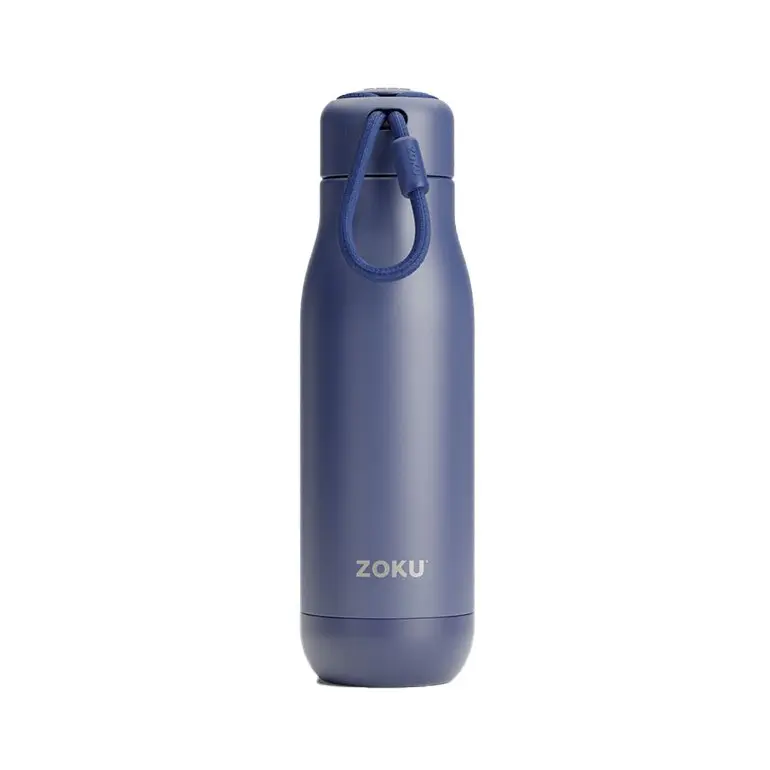 زجاجة "زوكو" المصنوعة من الفولاذ المقاوم للصدأ والمعزولة بالتفريغ الهوائي، سعة 500 مل - بلون كحلي