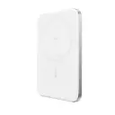 شاحن متنقل "أنكر نانو سليم" (Anker Nano Slim Power Bank) سعة 5000 مللي أمبير (بتقنية MagGo وMagSafe) - بلون الابيض