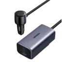 يوغرين (UGREEN EC706) شاحن سيارة "غان" (GaN) سريع بقدرة 150 واط مزود بـ 4 منافذ - رمادي