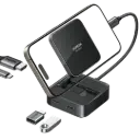 يوغرين (CM801) موزع USB-C مغناطيسي 4 في 1 للهواتف، HDMI بدقة 4K وتردد 60 هيرتز، USB-A/USB-C
