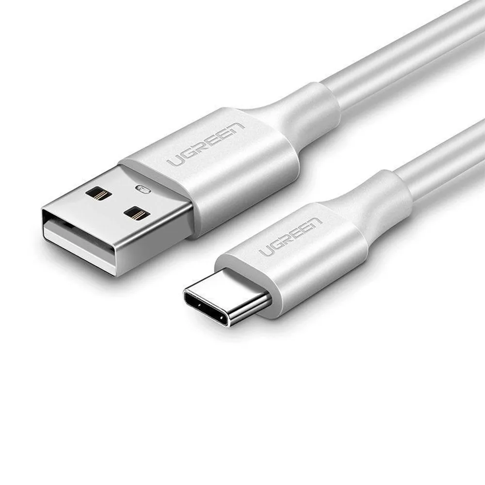 UGREEN USB-A to USB-C Cable, 1m - White