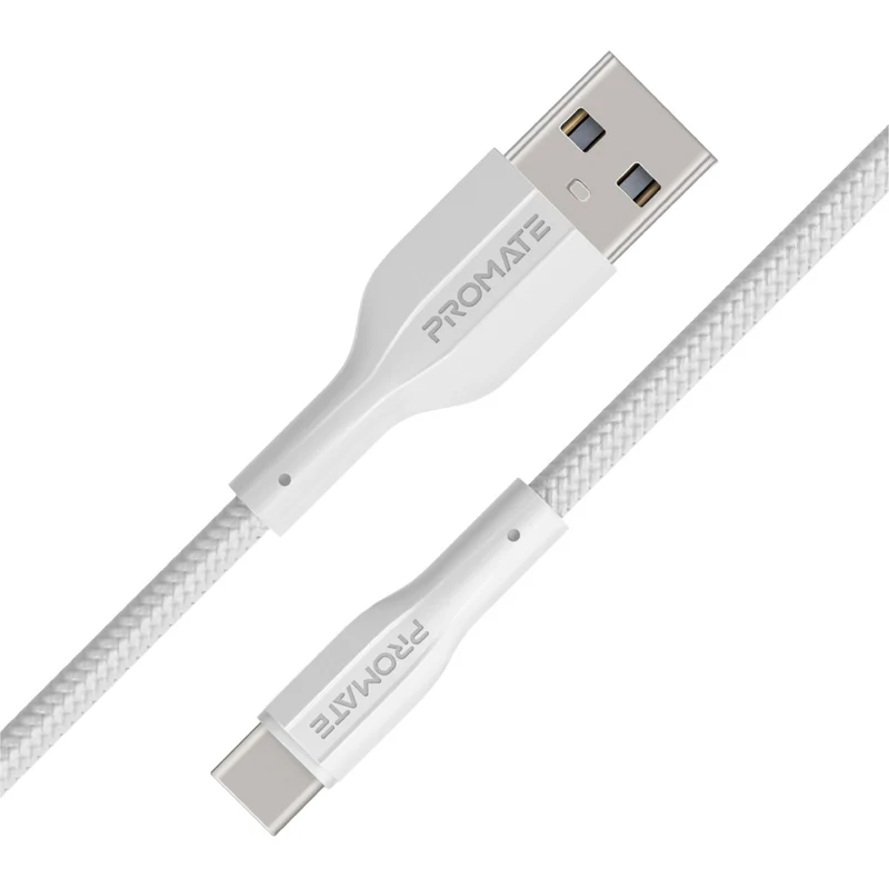 بروميت (XCord-AC200) كابل (USB-A) إلى (USB-C) بطول 2 متر - أبيض