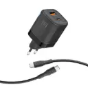 Promate PowerPort-25CC 25W Dual Port Charger Combo with 60W USB-C Cable