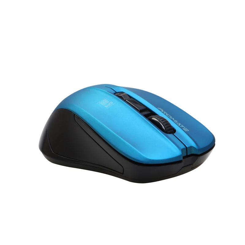 بروميت (Contour) ماوس لاسلكي مريح (Ergonomic) - أزرق