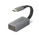 بروميت (MediaLink-H1) محول من منفذ USB-C إلى HDMI بدقة 4K - رمادي