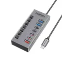 Promate GegaHub-10G 7-in-1 36W USB-C 10Gbps Data & Charging Hub