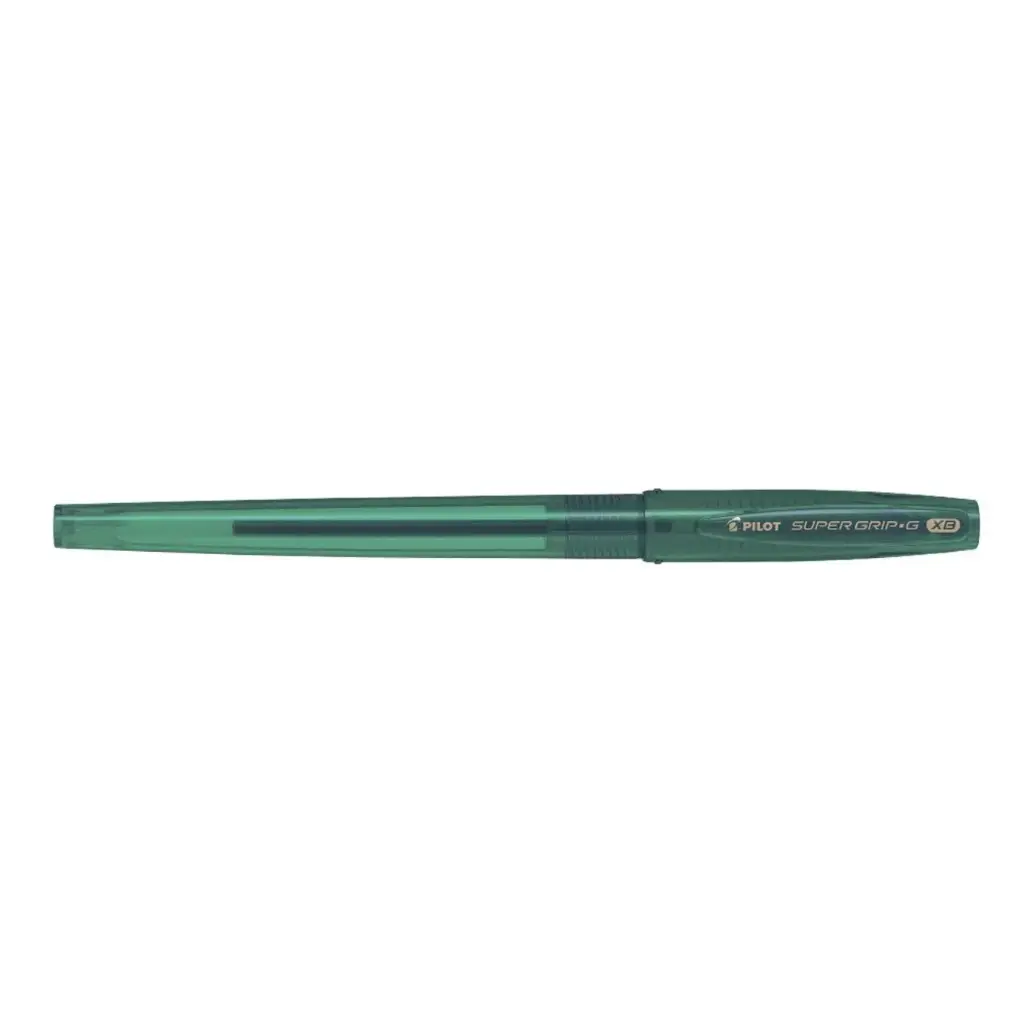 بايلوت (Super Grip G) قلم حبر جاف بغطاء، 1.6 ملم عريض جداً - أخضر - BPS-GG-XB-G