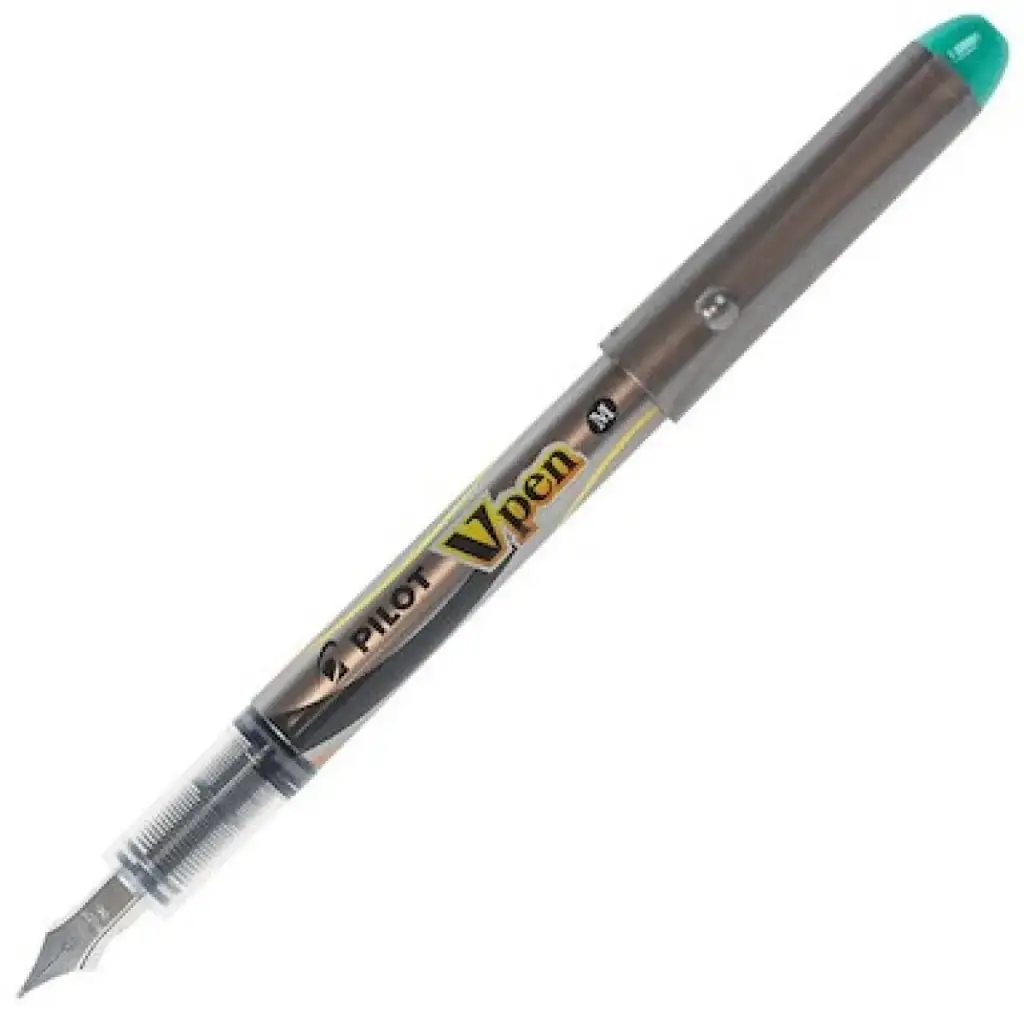 PILOT V-Pen Disposable Fountain Pen Medium - Green - SVP-4M-G